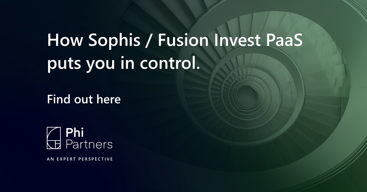 How Sophis / Fusion Invest PaaS puts you in control